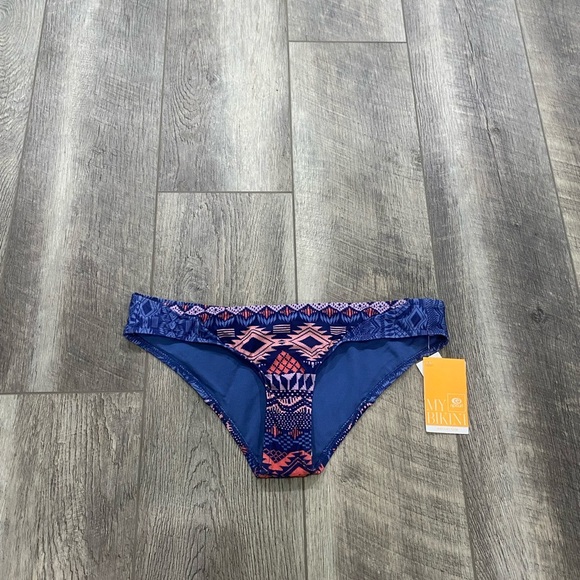 Rip Curl Blue Print Bikini Bottoms - Picture 1 of 11